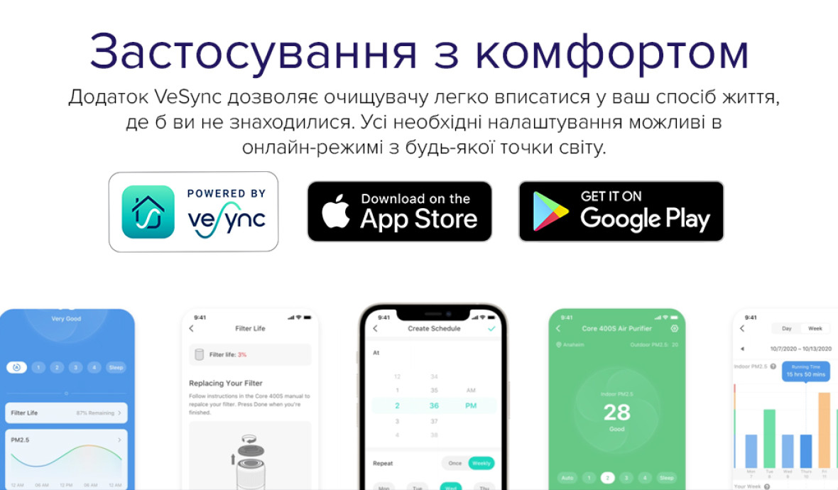 Керування в один дотик через VeSync